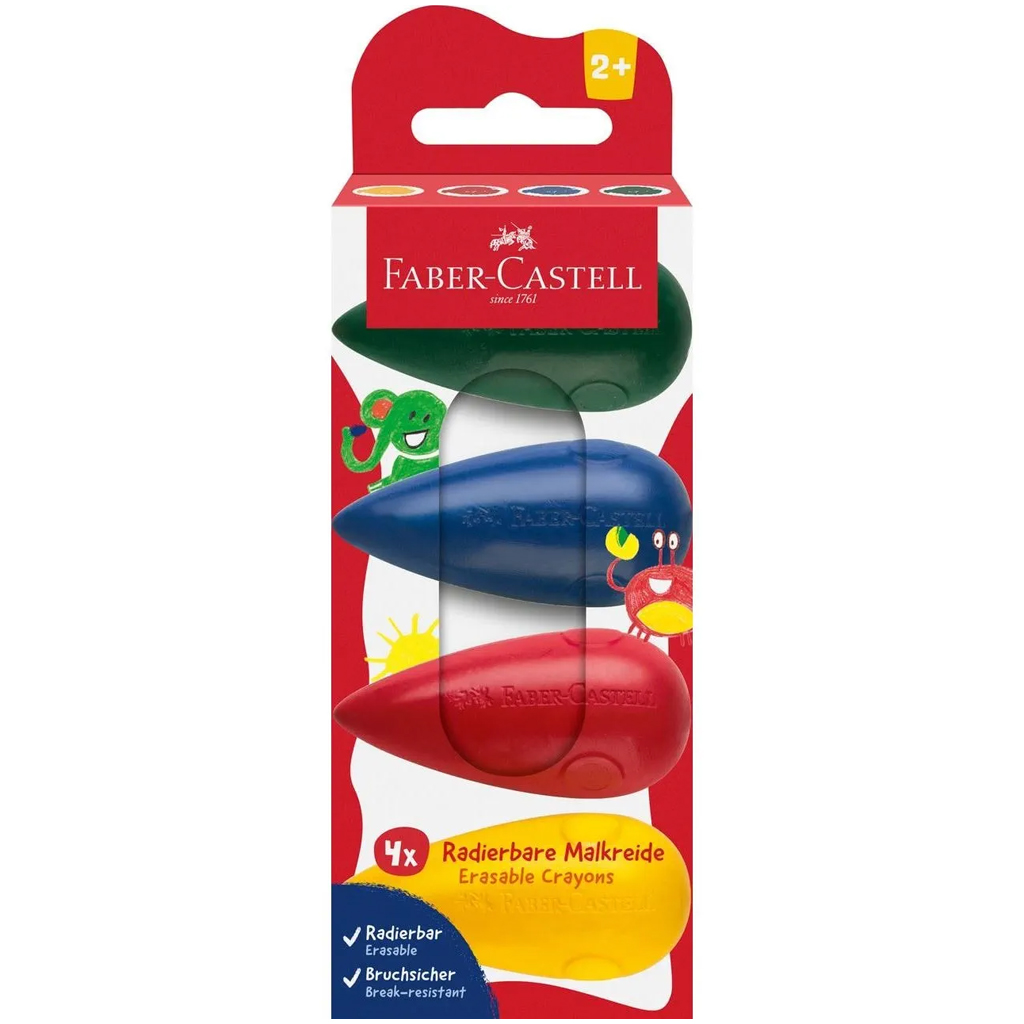 Faber-Castell: Csepp alakú 4db-os zsírkréta szett kép 1