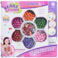 Beads Series: Ékszerkészítő szett 100+ színes pöttyös gyöngyökkel