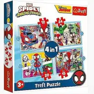 Póki és csodálatos barátai 4az1-ben puzzle szett - Trefl