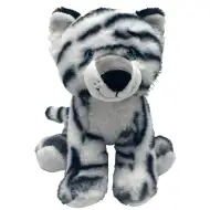 Plüss fehér tigris 21cm