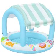 Bestway: Sweet Shoppe™ pancsoló medence napvédő tetővel Ø 104 x 84 cm