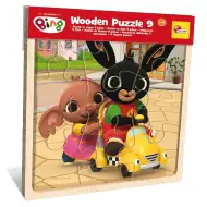Bing és barátai 9db-os fa keretes puzzle - Lisciani