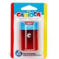 Két lyukú henger alakú hegyező - Carioca