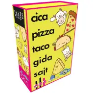 Cica, pizza, taco, gida, sajt társasjáték
