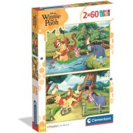 Micimackó kalandjai 2x60db-os Supercolor puzzle - Clementoni