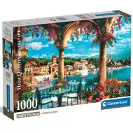 Kilátás a Comó-i tóra 1000db-os HQC puzzle - Clementoni