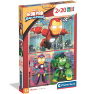 Vasember csodálatos barátai 2x20db-os Supercolor puzzle - Clementoni