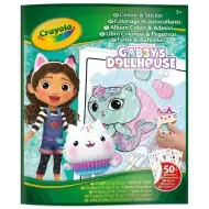 Crayola: Színező és matricázó füzet - Gabi babaháza