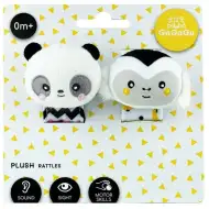 GaGaGu: Dupla csörgő szett - Majom és Panda