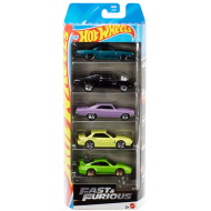 Hot Wheels: Halálos Iramban 5 db-os kisautó szett 1/64 – Mattel