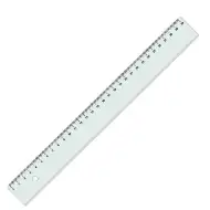 ICO: vonalzó átlátszó 30cm-es