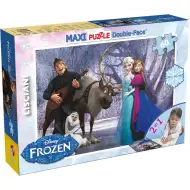 Jégvarázs Móka és zene 2 az 1-ben 60db-os maxi puzzle és színező 70x50cm - Lisciani