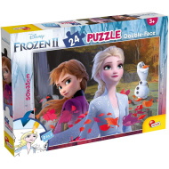 Jégvarázs 2 2 az 1-ben 24db-os puzzle és színező 50x35cm - Lisciani