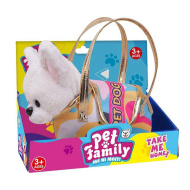 Luna: Pet Family Kiskutya plüss kutyatáskában 20cm