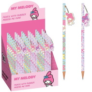 Luna: Hello Kitty My Melody grafitceruza radírral, kétféle változatban 1db