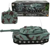 RC Távirányítós M1 Abrams tank fénnyel és hanggal 1/32-es méretarány 22cm