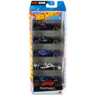 Hot Wheels: Forma-1 versenyautó 5 db-os kisautó szett 1/64 - Mattel