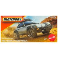Matchbox: 1985 Porsche 911 Rally szürke papírdobozos kisautó 1/64 – Mattel