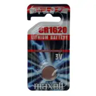 Maxell: Alkáli lítium gombelem CR1620 1db bliszteres csomagolásban