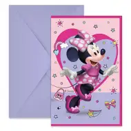 Disney Minnie egeres party meghívó 6db-os szett