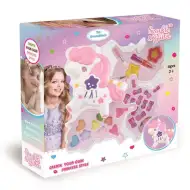 Sparkle & Glitter póni alakú emeletes sminkpaletta játékszett
