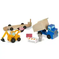 Munkagépek fa jármű készlet - Melissa & Doug
