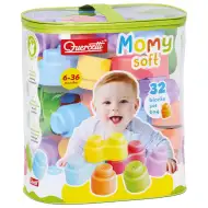 Quercetti: Momy Soft 32 db-os puha építőkocka szett