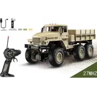 RC Távirányítós 27MHz katonai teherautó 1/18-as méretarányban
