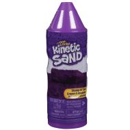 Kinetic Sand: Nyomdázz és forgasd homokgyurma lila színben - Spin Master