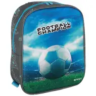 Spirit: Football Champion focis 3D mintás lekerekített ovis hátizsák 30x25x12cm
