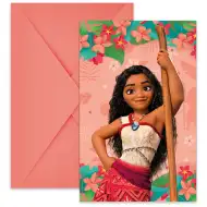 Disney Hercegnők Vaiana 2 party meghívó borítékkal 6db-os szett
