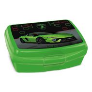 Ars Una: Zöld Lamborghini uzsonnás doboz 16,5x6x13,5cm